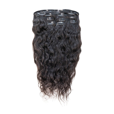 Clip-In Hair Extensions - Natural Wavy